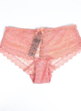 包邮艾格伊品正品性感透视低腰蕾丝三角裤底裤内内裤女 8E0772002