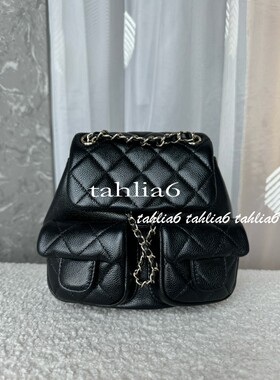 Tahlia 真香推荐！24A新款duma进口鱼子酱双肩包青蛙包双口袋背包