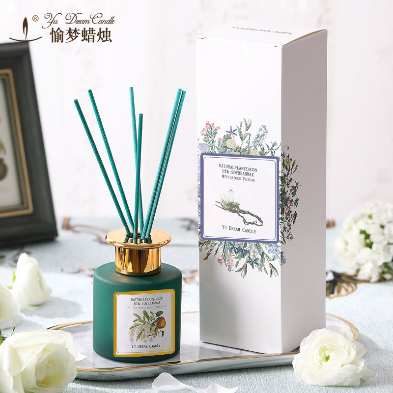 无火香薰玫瑰精油挥发液家用卧室房间空气清新剂持久留香厕所除臭