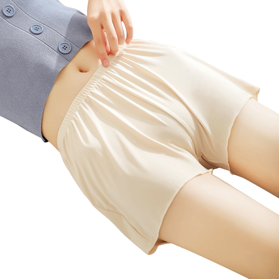 安全裤高腰冰丝无痕胖mm大码打底