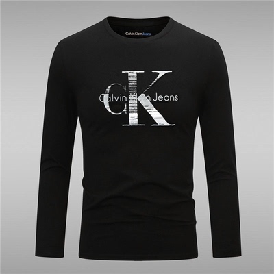 ck长袖t恤男士时尚韩版修身
