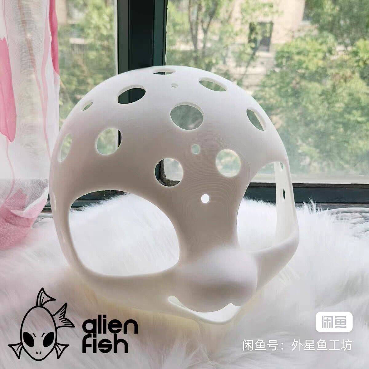 AL牌兽装头骨 3d打印日系头骨 牛奶猫 fursuit 兽装制作材料图片