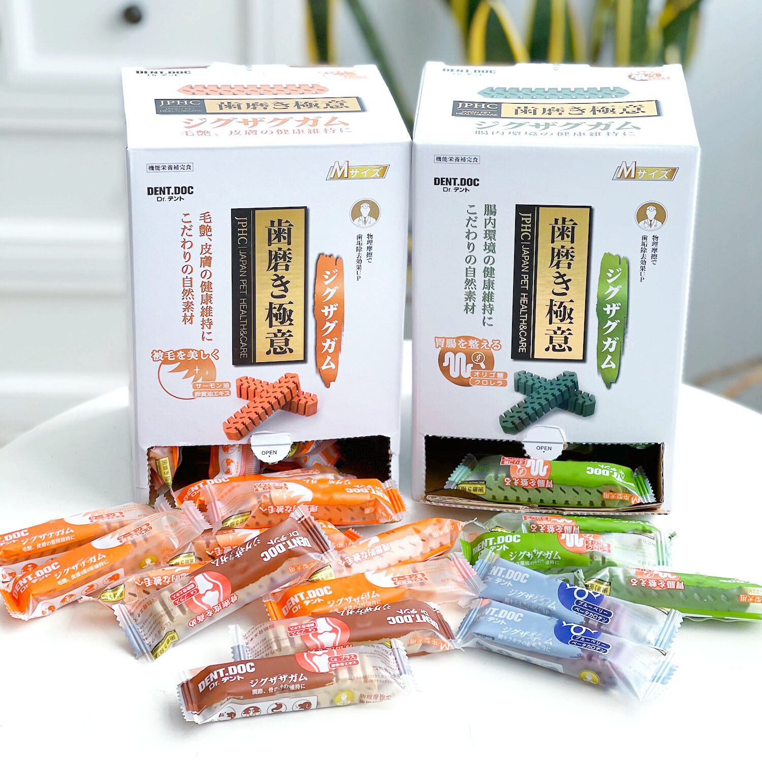 日本丹特医生鲨鱼骨磨牙棒洁齿骨 牙结石泪痕口臭美毛肠胃狗零食