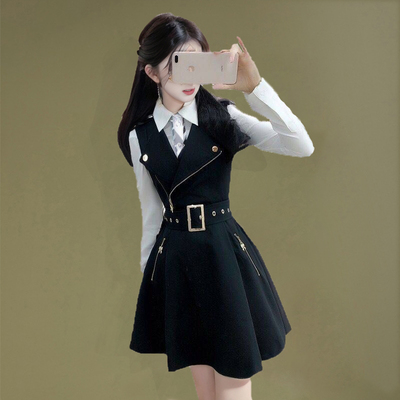 英伦英伦气质时尚连衣裙显瘦