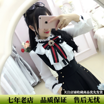 时尚高端设计感背带裙韩版