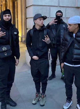 Trapstar 秋冬超光速引擎立领羽绒夹克central cee同款