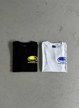 Corteiz恶魔岛 新款满背徽标宽松圆领短袖 T恤 美式男女夏季上衣