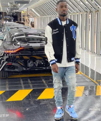 刺绣中国风真皮男士外套Trapstar