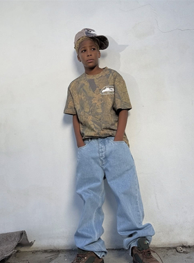 Corteiz 树叶迷彩短袖 Island Puff Print Tee- Forest Camo 男女