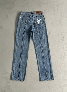 Corteiz Denim Jeans Jacket男士新款牛仔裤夹克高品质London