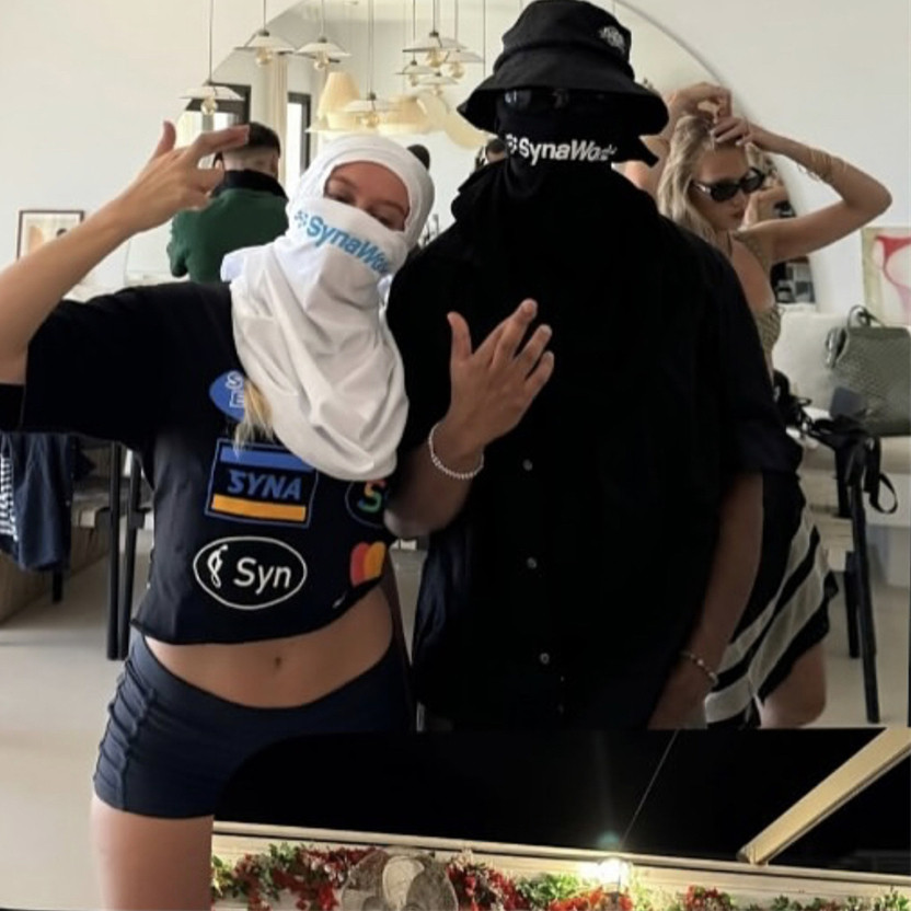 SYNA夏新款男女款印花短袖T恤