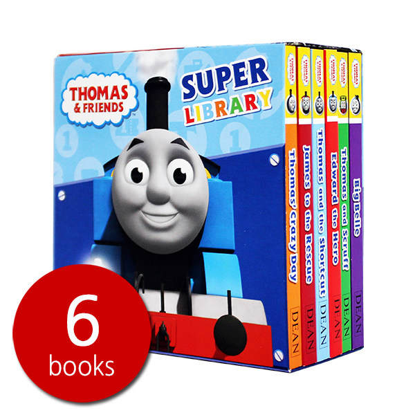 现货 英文原版 托马斯和他的朋友们 6册纸板书套装 托马斯小火车 Thomas The Tank Engine Super Library 6-Book Collection