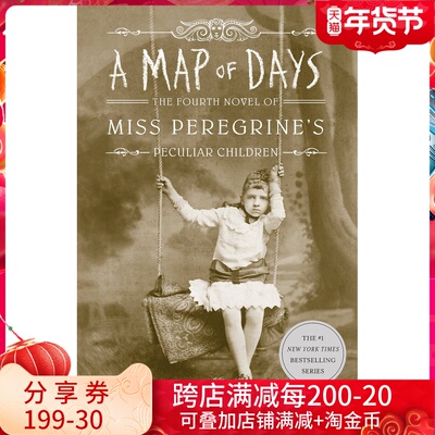 英文原版 怪屋女孩4 旧日地图 佩小姐的奇幻城堡 A Map of Days (Miss Peregrine's Peculiar Children) Ransom Riggs
