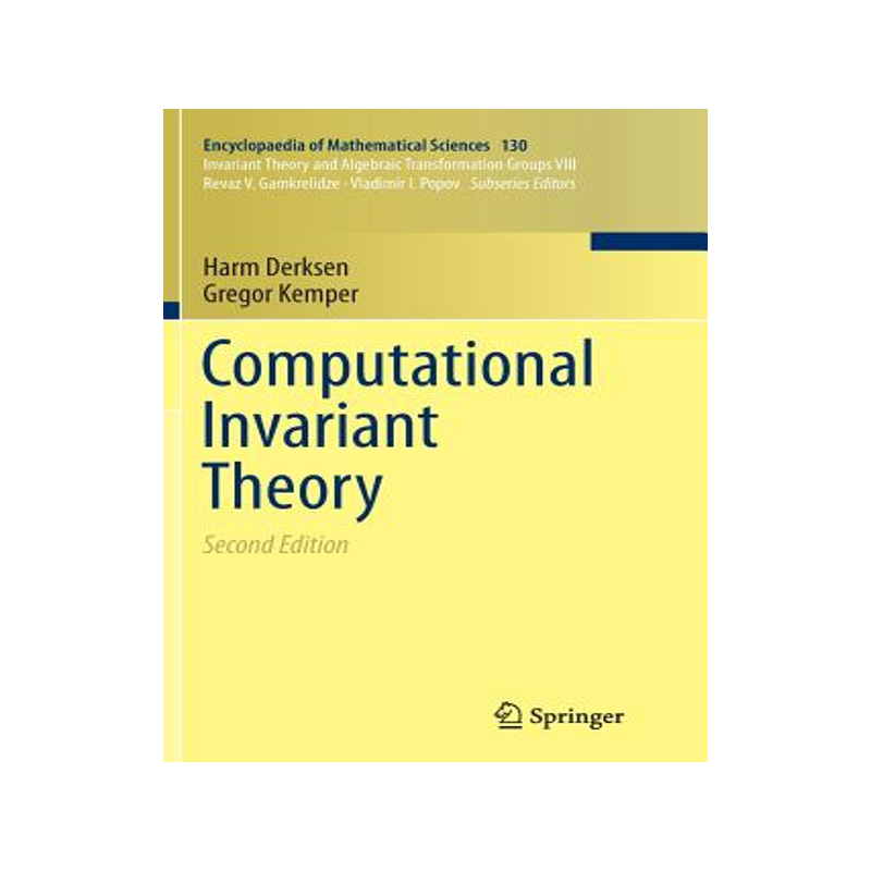 预订 Computational Invariant Theory