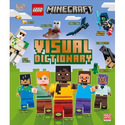 预订 乐高 Minecraft 视觉词典 图书馆版 ：此版本不包括小人仔 玩具玩偶 英文 LEGO Minecraft Visual Dictionary (Library Editi