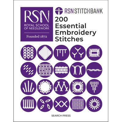 预订 RSN 针法库:200 种基本刺绣针法 200种基本刺绣针法 针线手工 针线艺术 手工编织 英文版 Rsn Stitch Bank:9781800922860
