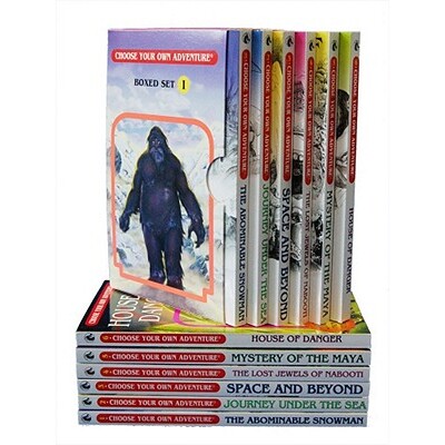 预订 选择你自己的冒险 6本书盒装套装 #1 冒险故事 生存故事 英文 Choose Your Own Adventure 儿童冒险小说 章节书 Choose Your