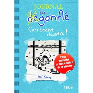 Jeff 预售 Carrément 书 少儿入门读物 小屁孩日记6 dégonflé Kinney Journal 法国进口原版 claustro 法语版