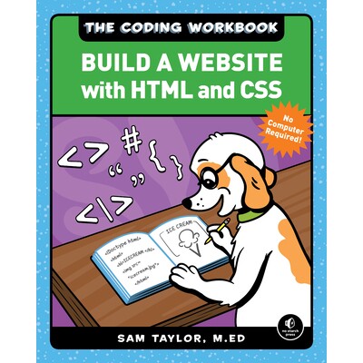 预订 编码工作簿:使用 HTML 和 CSS 构建网站 英文 计算机 少儿编程 编程启蒙 The Coding Workbook: Build a Website with HTML
