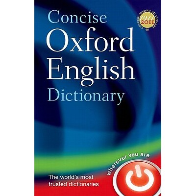 预售 Concise Oxford English Dictionary Main edition 牛津简明英语词典：主要版 9780199601080
