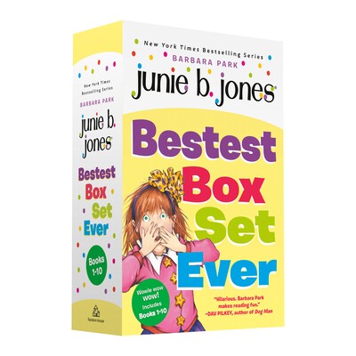 预订 朱妮琼斯 JUNIE B. JONES Junie B. Jones 1-10套装 幽默故事 英文 Junie B. Jones Bestest Box Set Ever Books 1-10