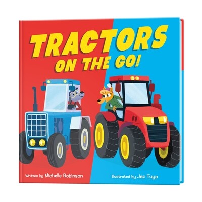 预订 拖拉机在行动! 交通工具主题 汽车卡车 系列 英文版 Tractors on the Go!:9781250427342