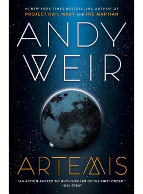 预售 月球城市 Artemis 火星救援 挽救计划作者 Andy Weir 科幻小说 英文原版