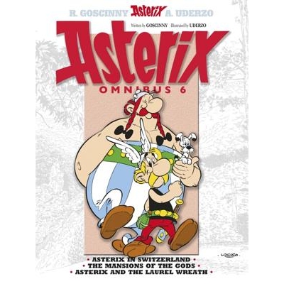 英文原版 高卢英雄历险记 16-18 合订本 卷六 儿童漫画 Asterix Omnibus 6 阿斯特克斯在瑞士 *居 凯撒的桂冠