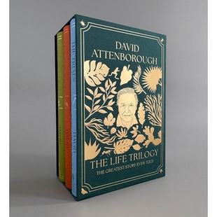 现货 大卫·爱登堡 生命三部曲套装 David Attenborough 精装 英文原版 The Life Trilogy Boxset 生命的进化 生生不息的地球