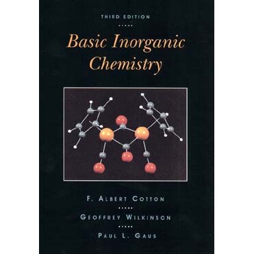 Basic Inorganic Chemistry, 3Rd Edition 基础无机化学 第3版 9780471505327