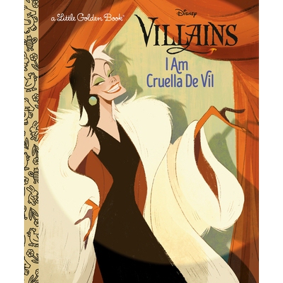 预订 小金书 我是克鲁拉·德维尔 迪士尼恶棍 同名影视 IP改编 英文 I Am Cruella De Vil  Disney Villains