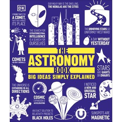 预订 天文学书:简单解释大思想 DK Big Ideas DK 人类的思想系列 青少年非小说类图书 - 科学与自然 - 天文学 英文版 The Astrono