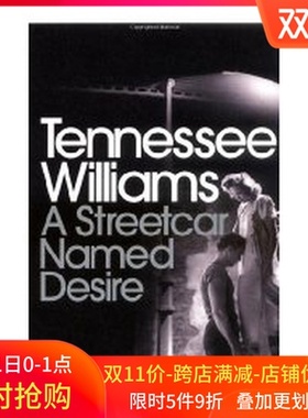 预售 英文原版 欲望号街车 A Streetcar Named Desire 纳西·威廉斯 剧本