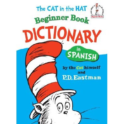 戴帽子的猫词典书 西班牙语英语双语词典 The Cat in the Hat Beginner Book Dictionary in Spanish 西语阅读 西语绘本