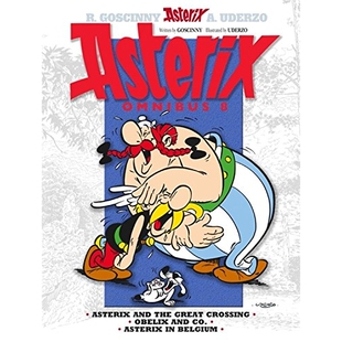 英文原版 高卢英雄历险记 22-24 合订本 卷八 儿童漫画 Asterix Omnibus 8 漂向新大陆 奥贝里克斯开公司 阿斯特克斯在比利时