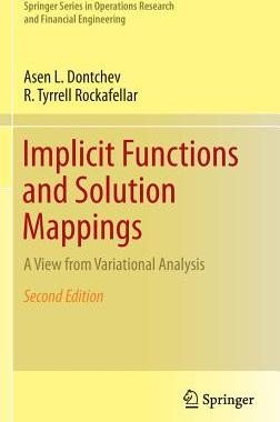 预订 Implicit Functions and Solution Mappings
