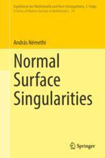 预订 Normal Surface Singularities