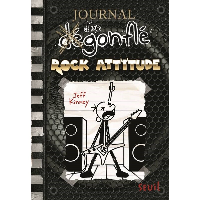 预售 小屁孩日记17 法语版 Jeff Kinney 少儿入门读物 Journal d'un dégonflé 法国进口书 Rock attitude