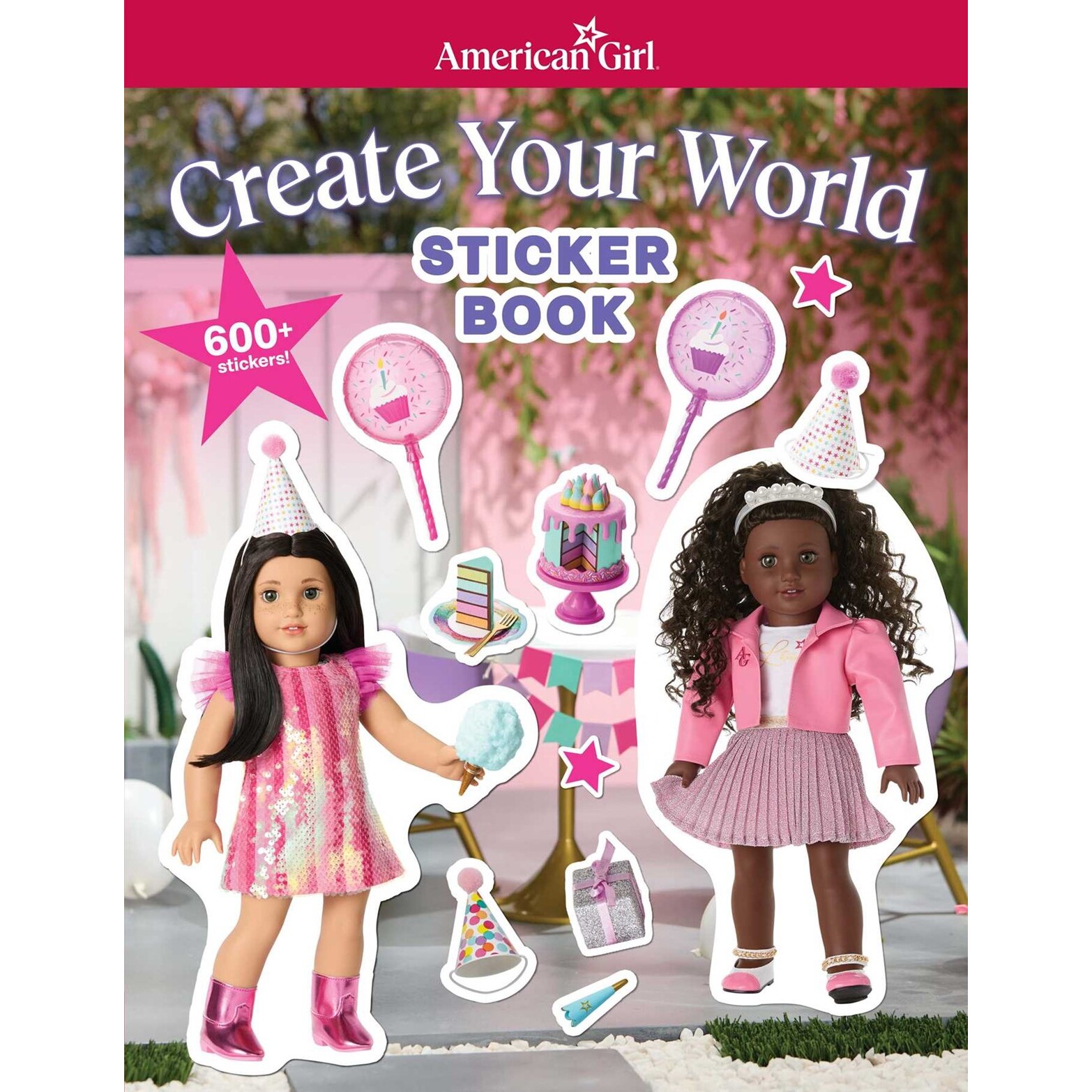 预售 美国女孩 创造你的世界贴纸书 英文原版 American Girl Create Your World Sticker Book