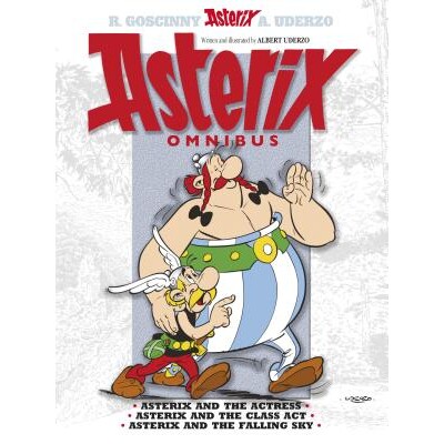 英文原版高卢英雄历险记 31-33 合订本卷十一 儿童漫画 Asterix Omnibus 11 阿斯特克斯与桃花女英雄集结号天塌下来砸在脑袋上