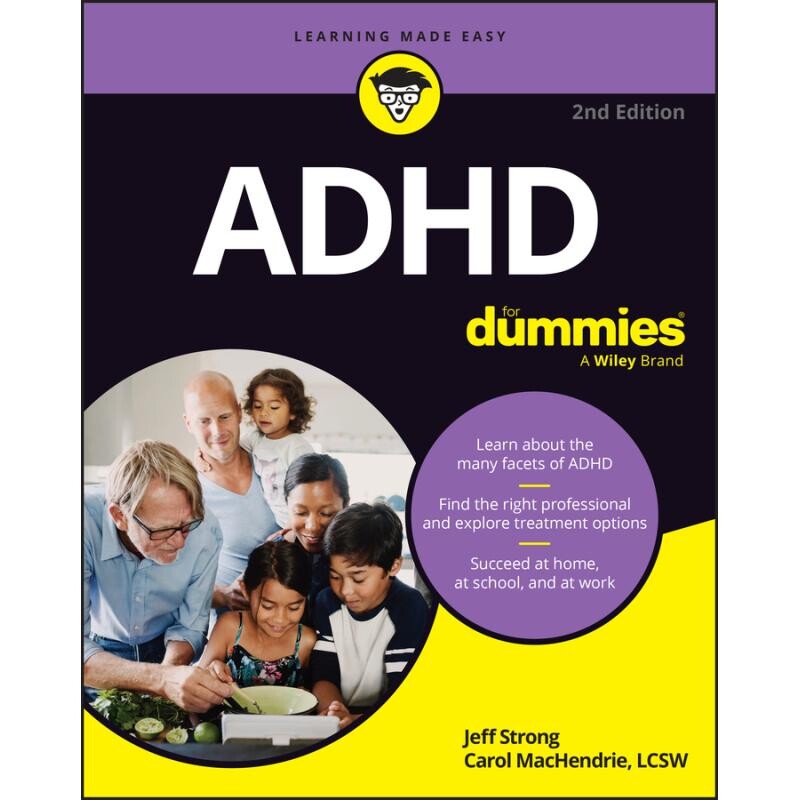 预订 Adhd For Dummies, 2Nd Edition 达人迷系列——注意力不集中症 9781394219087