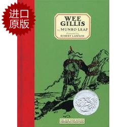 预订 Wee Gillis 小威的抉择 1939年凯迪克银奖 凯迪克大奖绘本