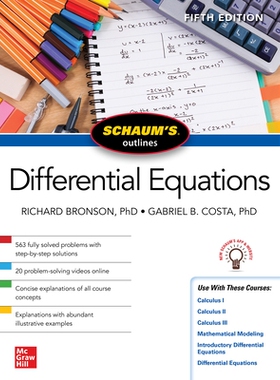 Schaum’s Outline of Differential Equations, Fifth Edition 第五版《Schaum 微分方程大纲》 9781264258826