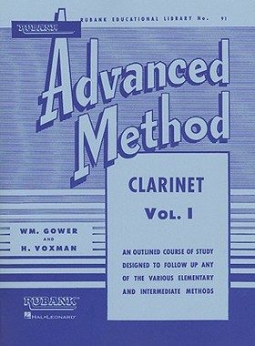 英文原版 单簧管 1 乐谱 Rubank Advanced Method - Clarinet Vol. 1