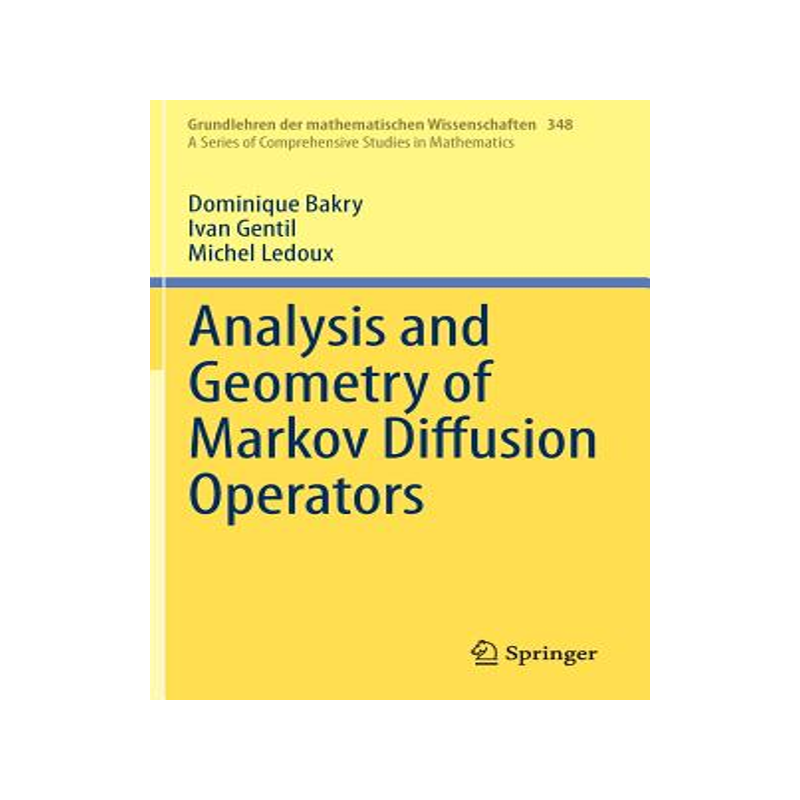 预订 Analysis and Geometry of Markov Diffusion Operators