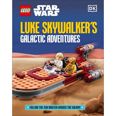 预订 乐高星球大战卢克天行者的银河冒险 图书馆版 玩具玩偶 英文 LEGO Star Wars Luke Skywalker's Galactic Adventures (Librar