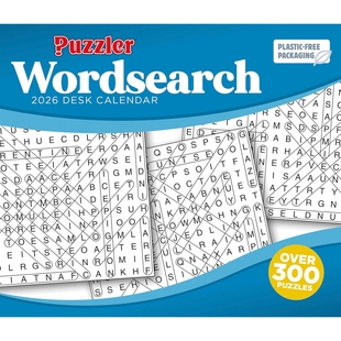 每天一页 Calendar Box 新年礼物 找单词游戏 2026年台历 Word 减压健脑 扩充词汇量 Puzzler 预售 进口日历 Search 英文原版
