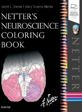 Netter’s Neuroscience Coloring Book 内特的神经科学着色书 9780323509596