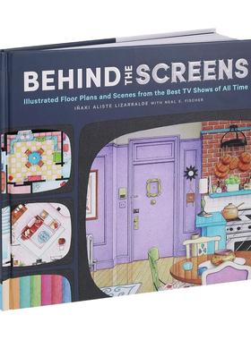 Behind the Screens: Illustrated Floor Plans and Scenes from All of Your Favorite TV Shows