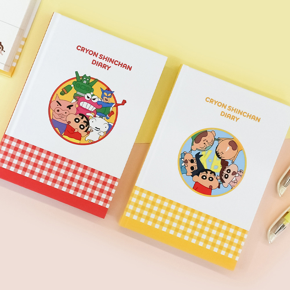 韩国FLYING WHALES可爱小新万年型日程计划本月周循环记事手账本